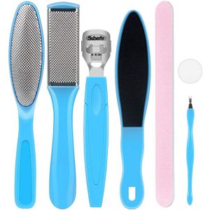 Pedicure Kit: 8-in-1 Voetvijl en Hielschraper voor Harde Huid en Dode Huid