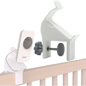 Houder geschikt voor Alecto DVM-71 - Babyfoonhouder - Voor bedrand van 15 tot 42mm - o.a. geschikt voor Ikea Sniglar