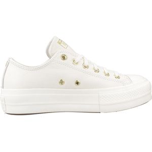 Converse - Chuck Taylor All Star Lift - Damessneakers - Wit - Leer
