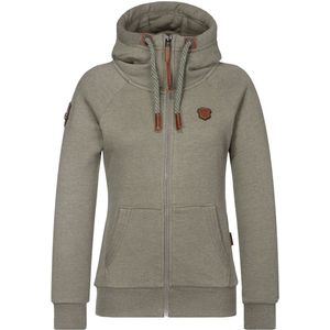 Naketano Damen Hoodie Brazzo 1801-0301 Olive Melange-XS