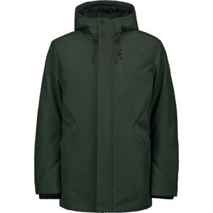 No Excess Mannen Softshell Jas Met Capuchon Donkergroen L