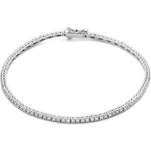 Isabel Bernard - De la Paix Madeline - Armband - 18 CM - 14 Karaat Witgoud - 99 Diamanten