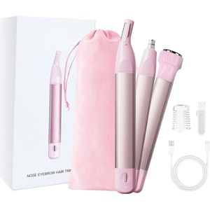 Solacis Neustrimmer - Oortrimmer - Neushaar trimmer - Neus tondeuse - Gezichtsverzorging - Mannen - Dames - Elektrisch - Grooming - Must have!