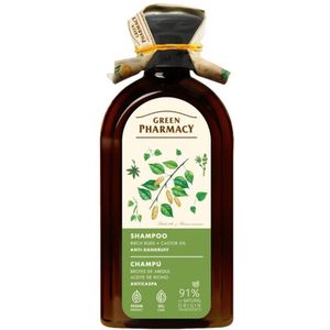 Puur Berkenknoppen en Castorolie Shampoo - vet haar - haar met roos - schilfers - zuiverend shampoo 350ml