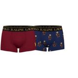 POLO RALPH LAUREN - Boxershorts - Rood - Set van 2 - Stretchkatoen