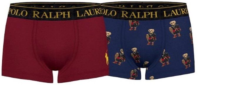 POLO RALPH LAUREN - Boxershorts - Rood - Set van 2 - Stretchkatoen