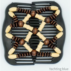 Haarkammen - dubbel -  met kralen - haarclip - dubbele kam - kralen - haarclips dames -