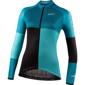 Nalini - Dames - Fietsshirt - Lange Mouwen - Wielrenshirt - Turquoise - LSCOLORLADYJERSEY