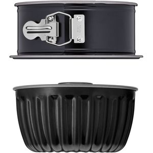 Tefal Delice Airfryer Bakvorm - 2-delige Set - Springvorm 18cm - Tulbandvorm 16 cm - Zwart