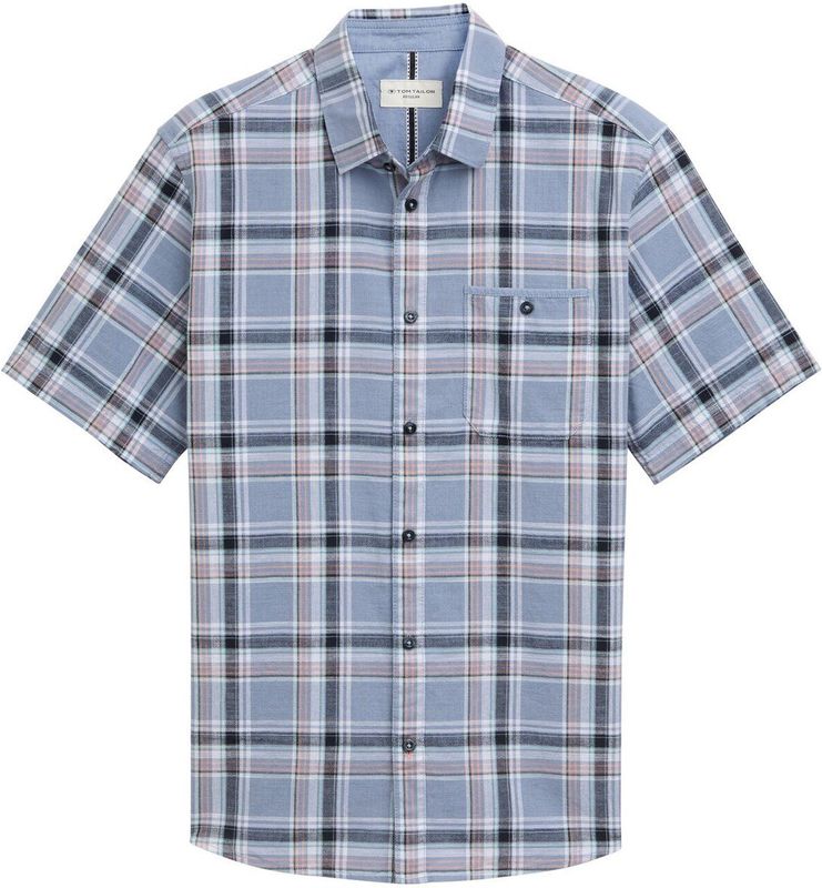 Tom Tailor, Heren, Overhemden, Veelkleurig, Maat: XL Katoen,