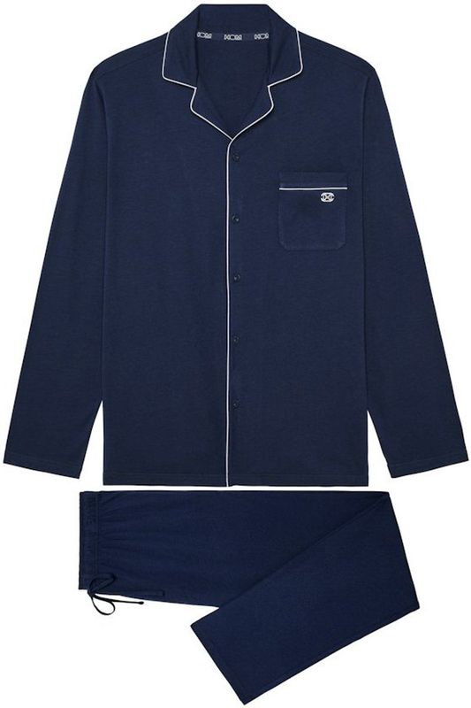 HOM - Rafael - Lange Pyjama - Navy