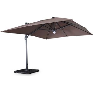 sweeek - Zweefparasol led luce - 3x4m