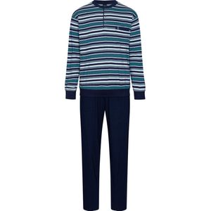 Katoenen Robson pyjama turquoise - Blauw - Maat - 50