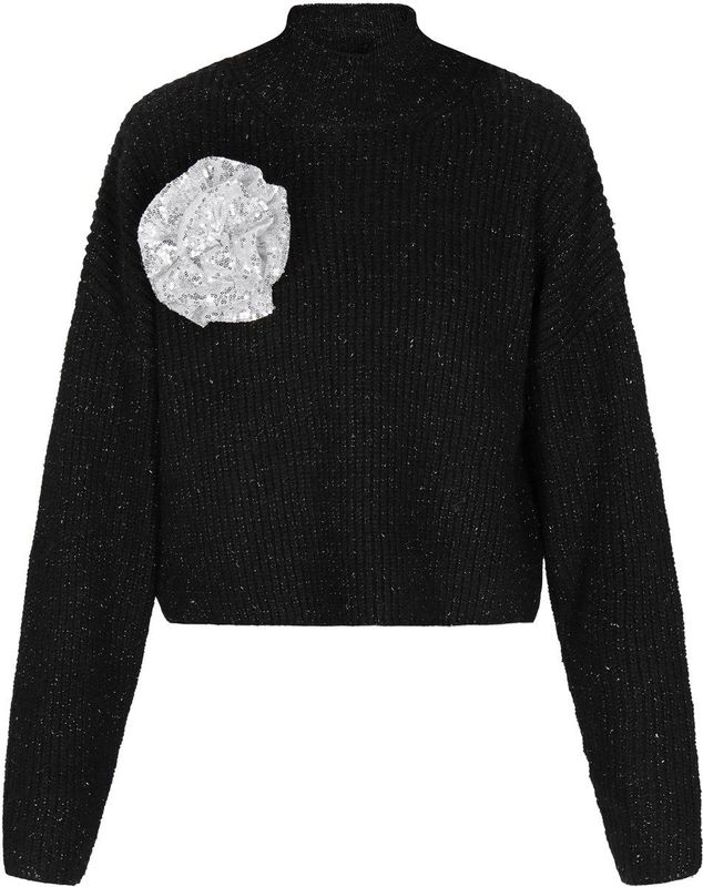 DreiMaster - Vintage Collection - Sweater - Met Bloemapplicatie - Casual