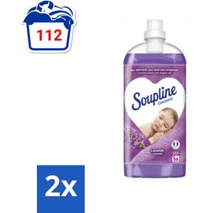 Soupline - Wasverzachter - Lavendel - 56 Wasbeurten - 1.3L - Voordeelverpakking - 2 stuks