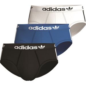 Adidas Originals Brief (3PK) Heren Onderbroek - zwart - Maat XXL