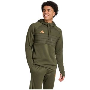 adidas - Tiro 25 Essentials - Hooded Voetbaltrainingshuid - Donkergroen