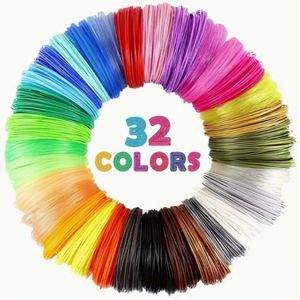 3D pen Vullingen- 3D Pen Filament-32 Kleuren, 3D Pen Filament 1.75mm - 3D Pen Kleurenset - 3D Pen Accessoires, 3D Print Pen Filament - Zonder 3D Pen - 96 Meter