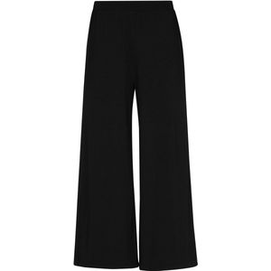 DreiMaster - Maritim - Broek - Zwart - Wide Leg - High Waist