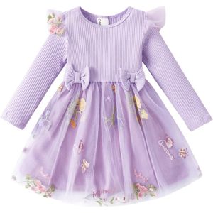 Lange Mouwen Tutu Jurk voor Babymeisjes - Perfect voor Feestjes en Verjaardagen