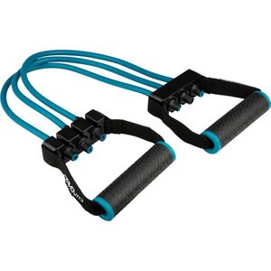 Avento Fitness Borst Expander Verstelbaar - Blauw