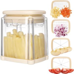 SCH® Appelsnijder - Appel Snijder - Beige - ‎16cm x 13cm x 10cm