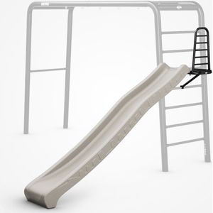 BERG PlayBase Glijbaan - Geschikt voor BERG Playbase - Inclusief Platform - Grijs