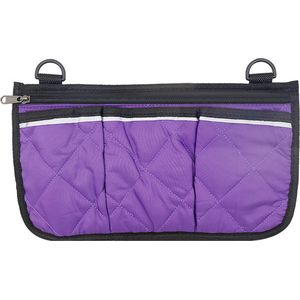 Rolstoel zijtas met reflecterende strip, rolstoeltas rolstoel armsteun accessoires tas zijvak opbergruimte ophangbevestigingen organizer voor buiten babykar rollator elektrische scooter ouderen senioren volwassenen