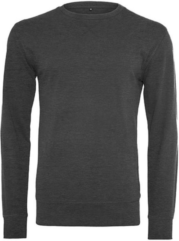 Build your Brand - Light Crew Sweatshirt - Charcoal - Lichtgewicht