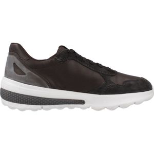 Geox - Spherica Actif - Sneakers - Bruin - Leer