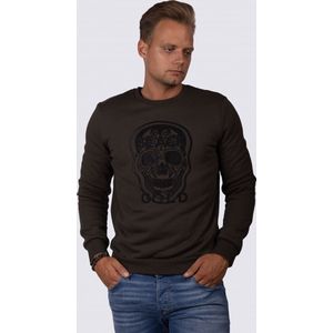 Black And Gold sweater CRANEO forest night S