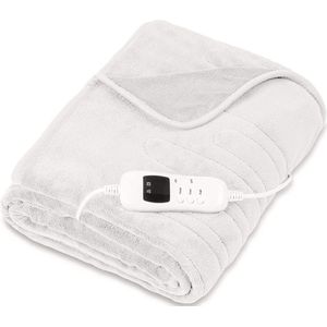 sinnlein - Warmtedeken - Crème - 200 x 180 cm - Elektrische Deken - Automatische Uitschakeling - 9 Temperatuurstanden