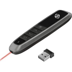 Equivera Presentatie Klikker - Presenter - Draadloze Presenter - Powerpoint Afstandsbediening - Laser Pointer
