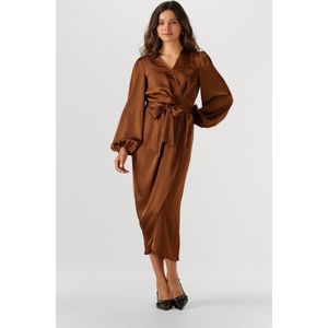 Notre-V - NV-GEMA - Jurk - Bruin - Midi