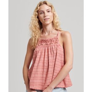 Superdry - Vintage camitopje met halternek - Dames - Tops