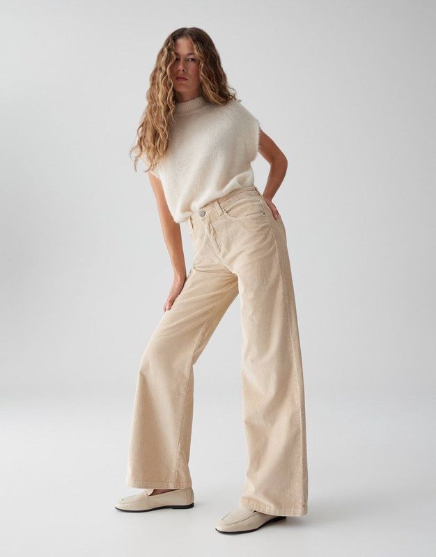 Opus - Minah palazzo cord - 10445413362371 Minah palazzo d - 2088 Macadamia