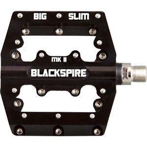 Blackspire - Big Slim 470 CNC Pedalen inclusief gemonteerde vervangbare pennen Zwart