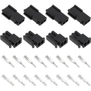 Set van 10 Micro-Fit 3.0 Dual Row (2 Circuits) Mannelijke & Vrouwelijke Receptacle Plugs - Terminal Sockets - Geschikt voor auto's