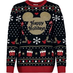 Mickey Mouse Mickey Happy Holidays Dames Christmas jumper - meerkleurig - M