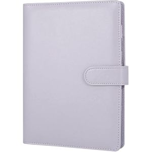 Budgetvriendelijke A5-ringband met 6 gaten en binnenvakken in paars