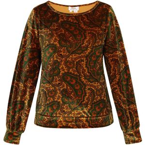 usha FESTIVAL Blouse  geel / donkergeel / kaki