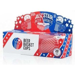 Suck Uk Basketbal Drankspel 350 Ml Rood/blauw Karton 20 Stuks