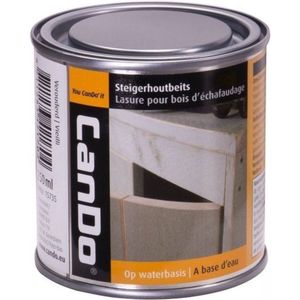 Cando Steigerhoutbeits Zandbeige Verf Lak | Gebruiksklaar | Genoeg voor 3 m2 | Voor gebruik binnen- en buitenshuis | 250ml