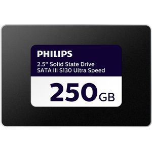 Philips - S130 - Interne SSD - 250 GB - SATA III - Leessnelheid tot 550 MB/s