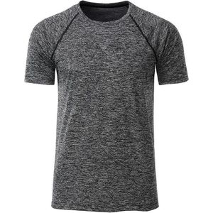 James and Nicholson - Heren Sportshirt (Grijs/Zwart)