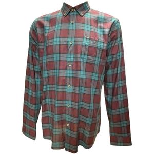 Vanguard - Overhemd - Rood / Groen - Maat XL