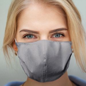Stoffen mondkapje Grijs - Large | Wasbaar | Optimale bescherming