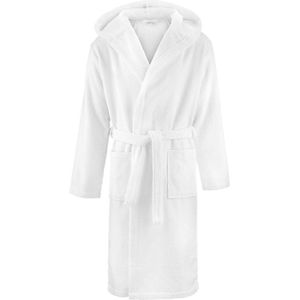Lange badjas van katoenen badstof met capuchon voor heren - Hoge kwaliteit, pluizig en absorberend