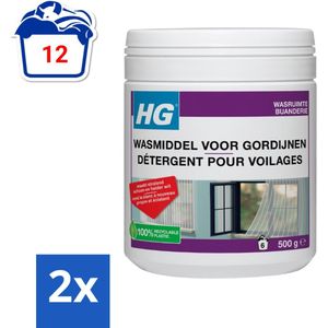 HG Wasmiddel Voor Gordijnen 500 gr - Voordeelverpakking - 2 stuks