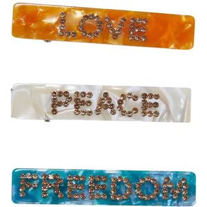 Urban Classics - Statement Hair Clips 3-Pack Haarclip - Multicolours
